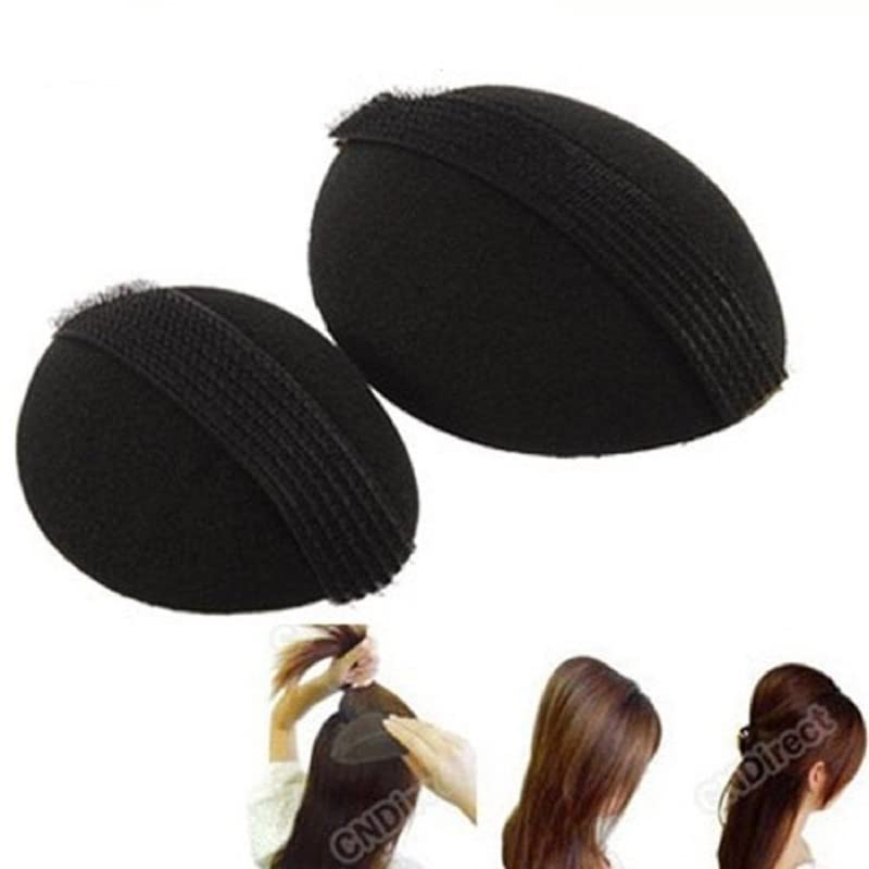 CHANDERKASH Pack Of 6 Pc Hair Accessories 1 Pc Donut Set Of 3Pc Bumpits and 2Pc Clips - Image 3