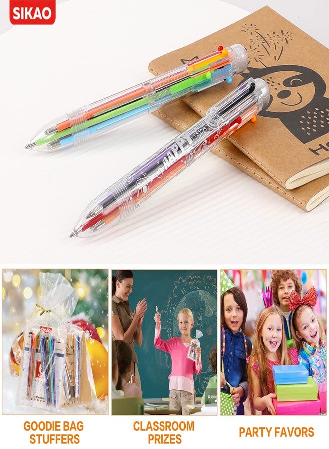 Sikao 24 Pack Multicolor Pens, Classroom Prizes, Goodie Bag Stuffers for Kids Grils, Valentines Day Cool Gifts - Image 5