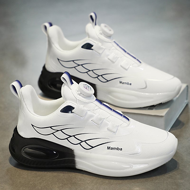 Winter Fleece-Lined Men'S Shoes Sports Teenagers Cotton Shoes Shock Absorption Junior High School Students Running Torre Shoes - Image 1