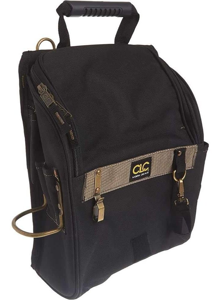 Custom Leathercraft CLC Custom Leathercraft 1509 Zippered Professional Electricians Tool Pouch, 21 Pocket , Black  - Image 1