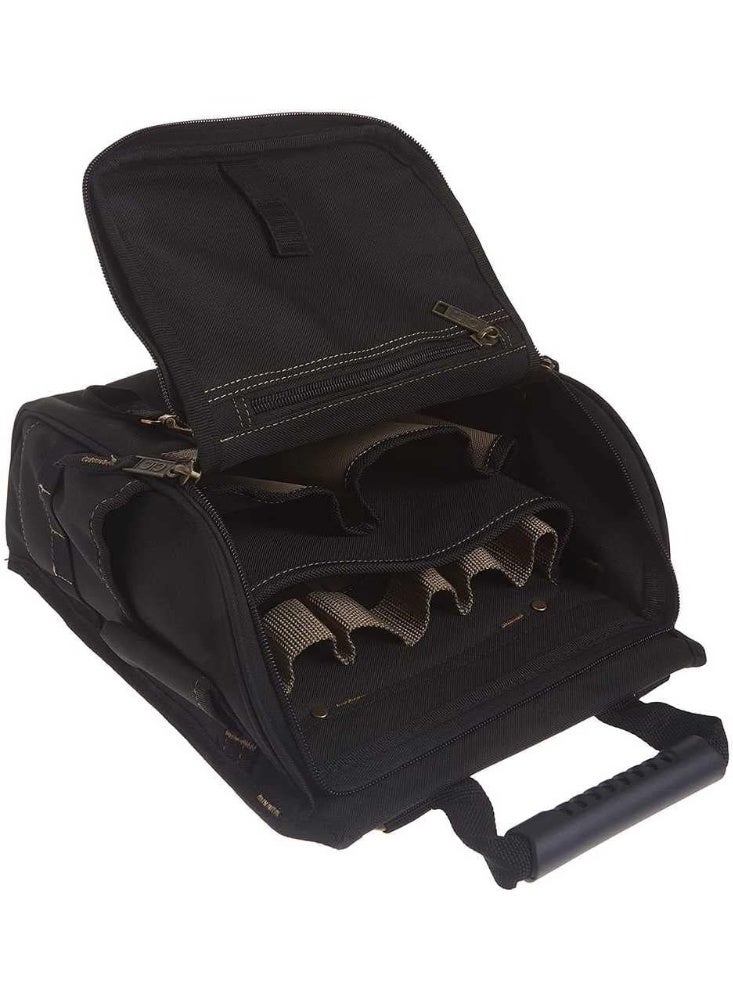 Custom Leathercraft CLC Custom Leathercraft 1509 Zippered Professional Electricians Tool Pouch, 21 Pocket , Black  - Image 3