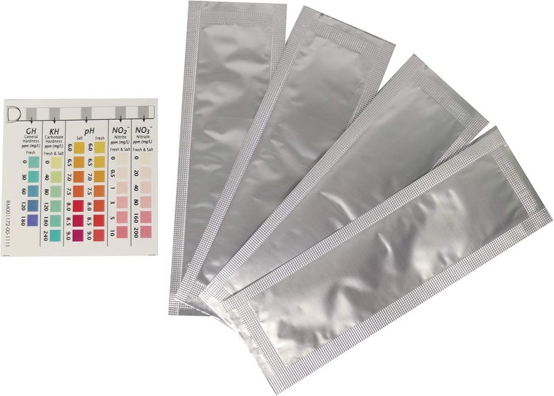 API 5in1 Test 4 Strips for Freshwater & Saltwater Aquarium 4 Strip - Image 1