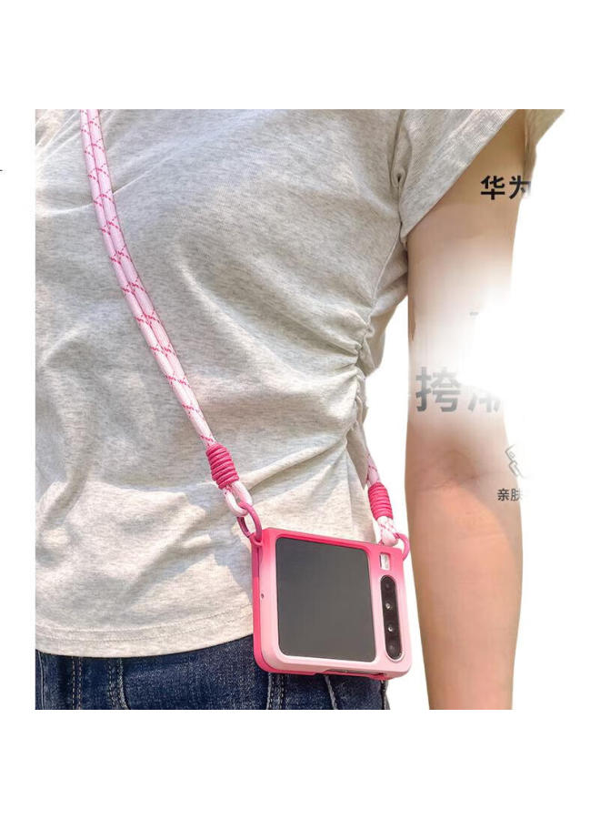 Purecolor Purecolor Huawei Purax Phone Case Pura X Folding Screen Collector'S Edition Universal Protective Cover Full Wrap Slim Anti-Drop Woven Rope Crossbody Simple Skin-Like Hard Shell - Gradient Pi - Image 1