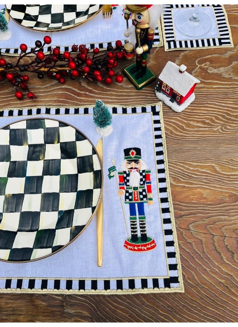 Ge Living Decorative Tin Soldier - Nutcracker Patterned American Service - 2 Pieces  - Image 2