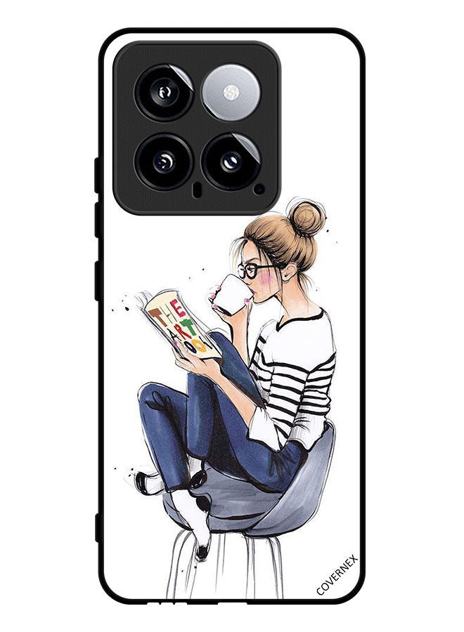 Covernex Protective Case Cover For Xiaomi 14 Reading The Art Book - Image 1