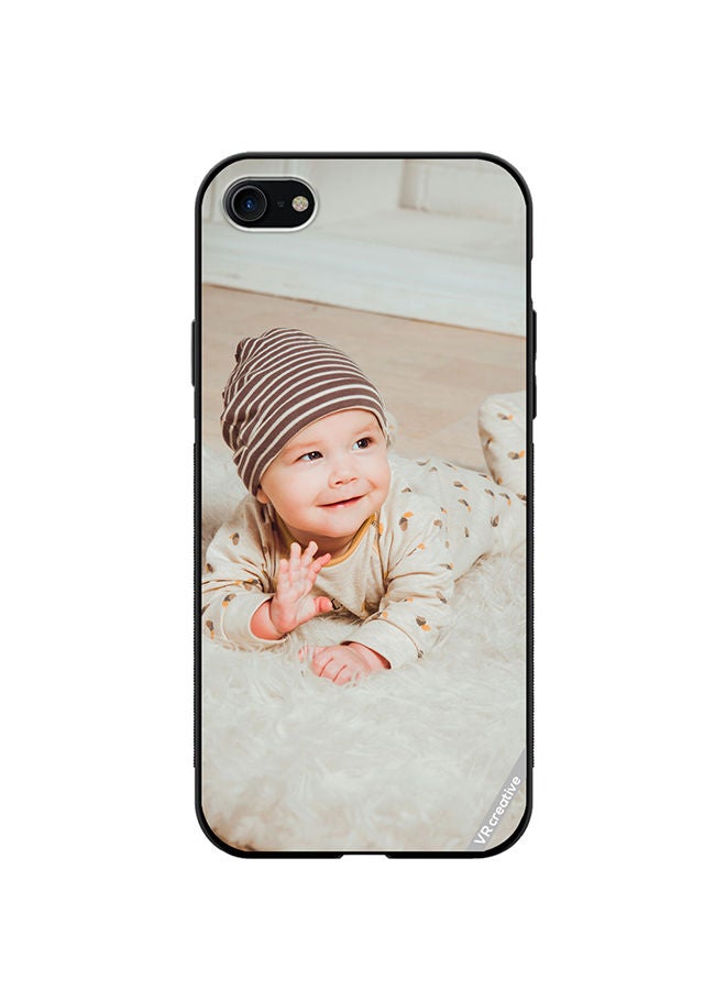 VR CREATIVE Protective Case Cover For Apple iPhone SE (2022) Hii Baby Design Multicolour - Image 1