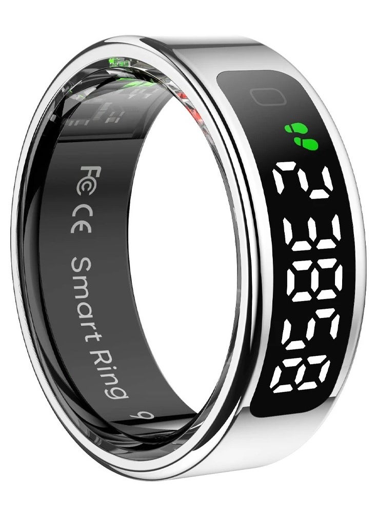 ColMi - COLMI R12 Smart Ring with Display Screen and Touch, Health Manager, Wireless Charging, 5 ATM Waterproof For Men Women - Image 1