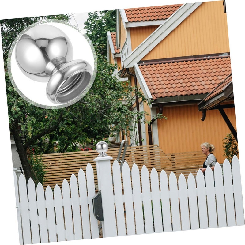 Stair Railing Finials Hollow Decorative Orbs 13 5X10X10 Cm Easy Install Safety Home Decor - Image 5