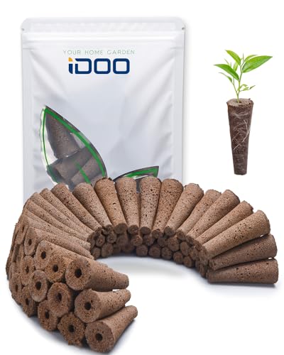 iDOO Growth Sponges 60 Pcs, Replacement Hydroponics Sponges Compatible with AeroGarden LYKO and All Indoor Hydroponics Growing System Indoor Garden (Except ID-IG201) Hydroponics Supplies - Image 1