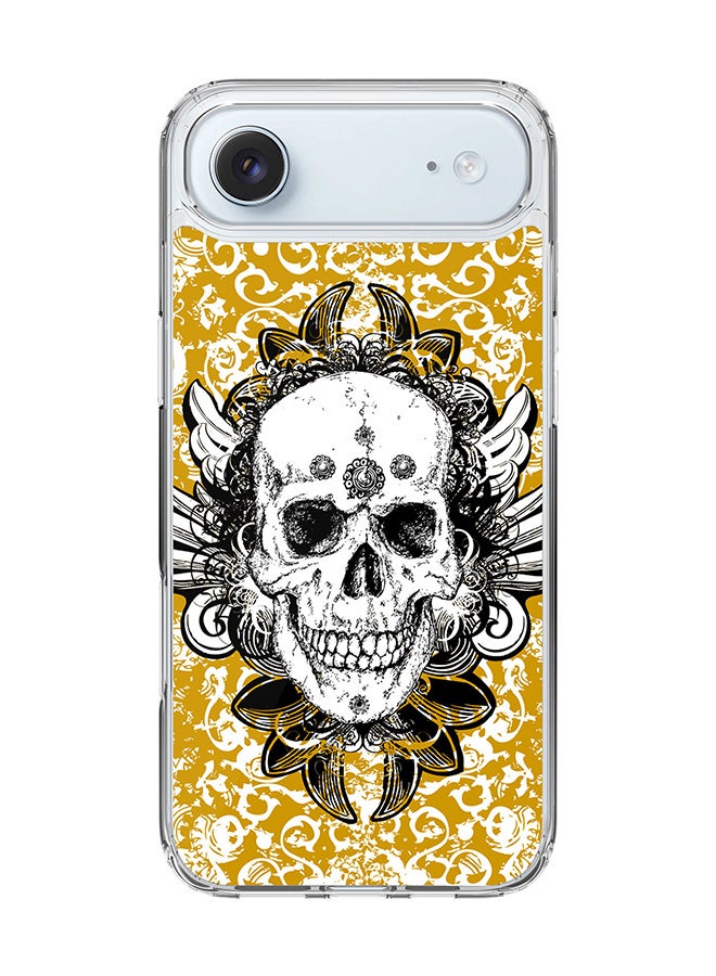 Stylizedd Classic Clear MagSafe Case for iPhone 17 Air , Hybrid Soft Case Flexible Edges Anti Drop TPU PC Gel Thin Transparent Cover [ Designed for iPhone 17 Air ] - Skull Cult - Image 1