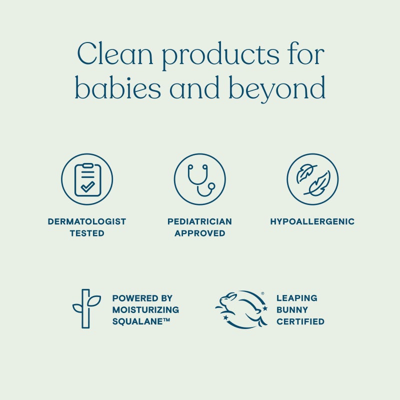 Pipette Baby Oil - Nurture, Moisturize Baby Skin, Vitamin E, Sensitive, Dry Skin, Fragrance Free with Renewable Plant-Derived Squalane, 4.5 fl oz - Image 2