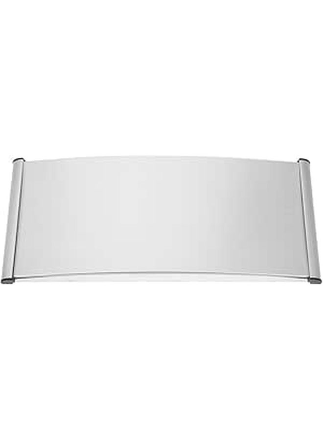 Aluminum Alloy Blank Door Name Plate Triangular Curved Slot Sign 15x30cm Wall Mounted Indoor Office Use - Image 1