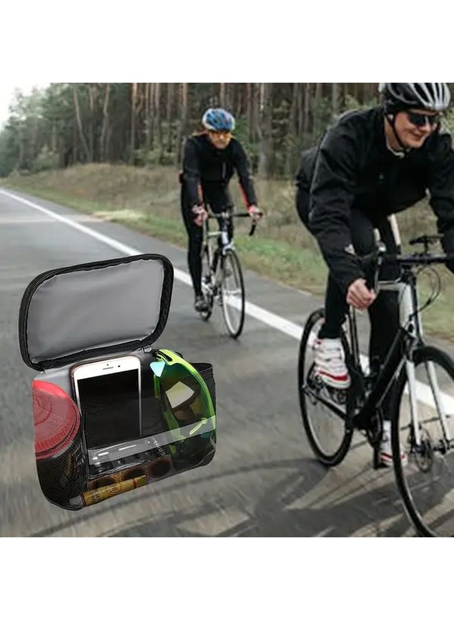 Black Waterproof Bike Rear Bag Mountain Bike Storage Rack Cycling Accessory - Image 5