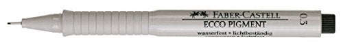 Faber-Castell 166399 0.3 mm Ecco Pigment Fibre-Tip Pen - Black - Image 2