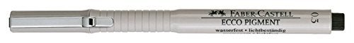 Faber-Castell 166399 0.3 mm Ecco Pigment Fibre-Tip Pen - Black - Image 4