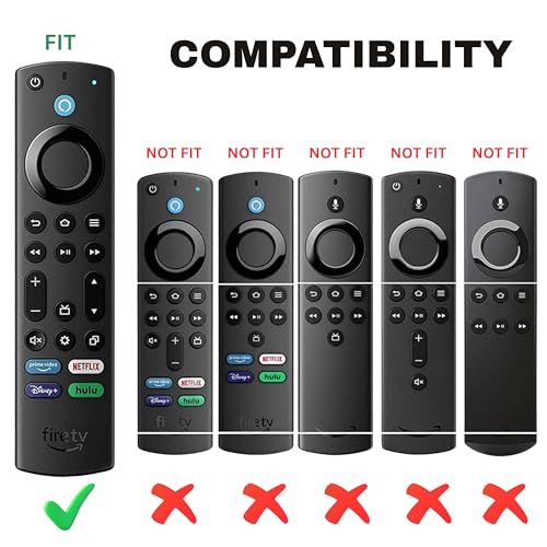 SHOPOFLUX Silicone Tv Remote Cover Compatible with Amazon Basics Smart LED TV Remote Protective Cover (Black) - Image 2