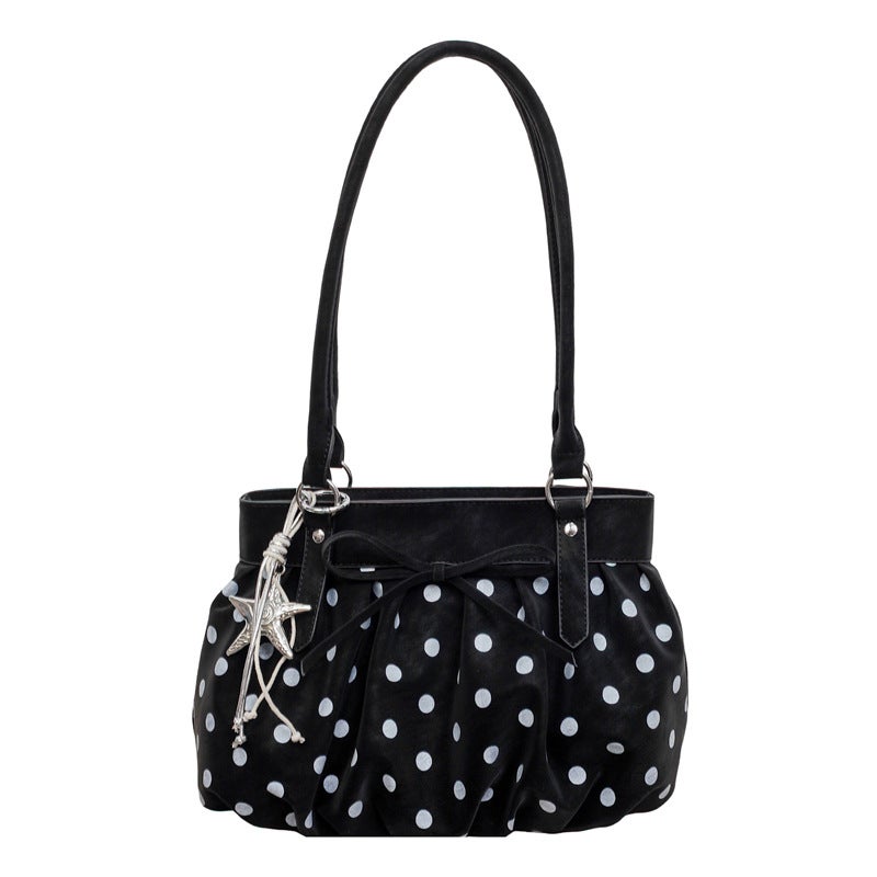 Women's Polka Dot Shoulder Bag - Image 5