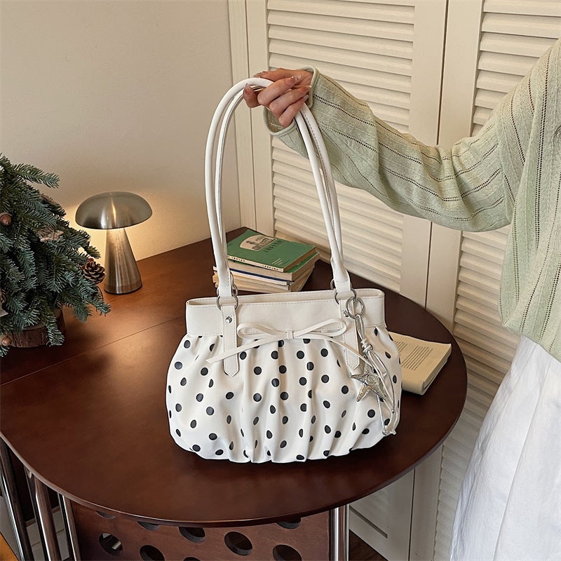 Women's Polka Dot Shoulder Bag - Image 1