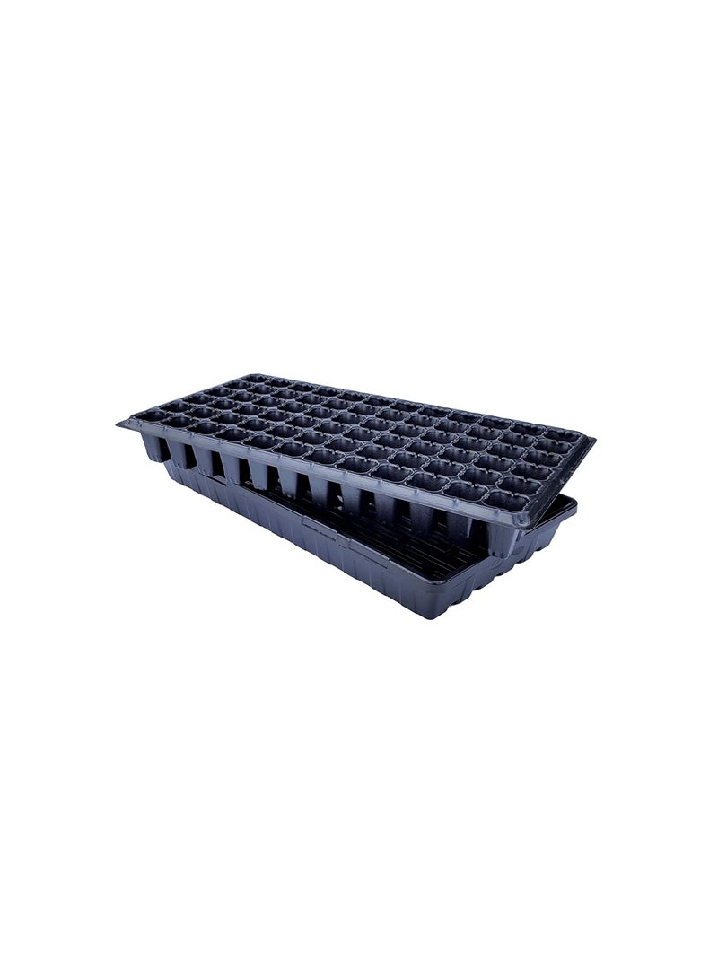 Generic 72 Cell w/ 1020 Tray - 10 Pack Combo - Extra Strength Starting Trays for Planting Seedlings, Propagation, Germination Plugs  - Image 1