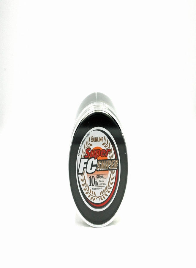 خيط صيد صن لاين سوبر إف سي سنايبر فلوروكربون، 10 أرطال، 1200 ياردة، لون طبيعي شفاف