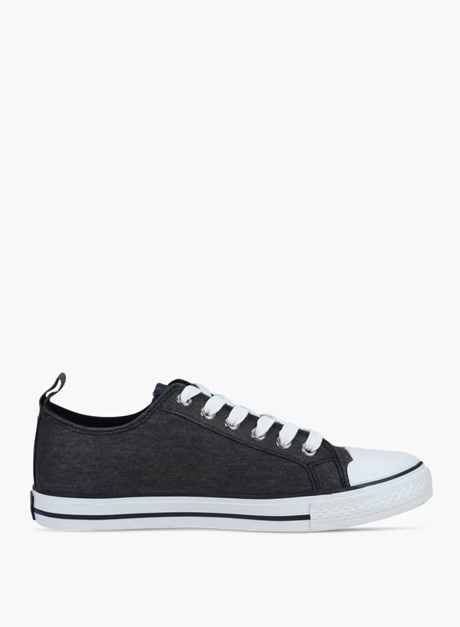 GAP Boys' Logo Detail Sneakers with Lace-Up Closure - HOUSTON II