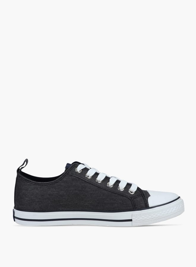 GAP Boys' Logo Detail Sneakers with Lace-Up Closure - HOUSTON II  - Image 3