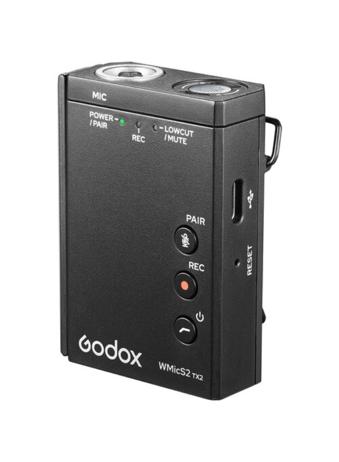 Godox WMicS2 UHF Compact 2-Person Wireless Microphone System - Image 1