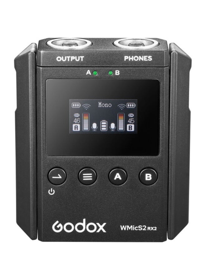 Godox WMicS2 UHF Compact 2-Person Wireless Microphone System - Image 3