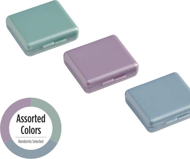 EZY DOSE Daily Travel Pocket Pharmacy Pill Organizer - Compact 2-Pack Vitamin Container, BPA Free - Image 5