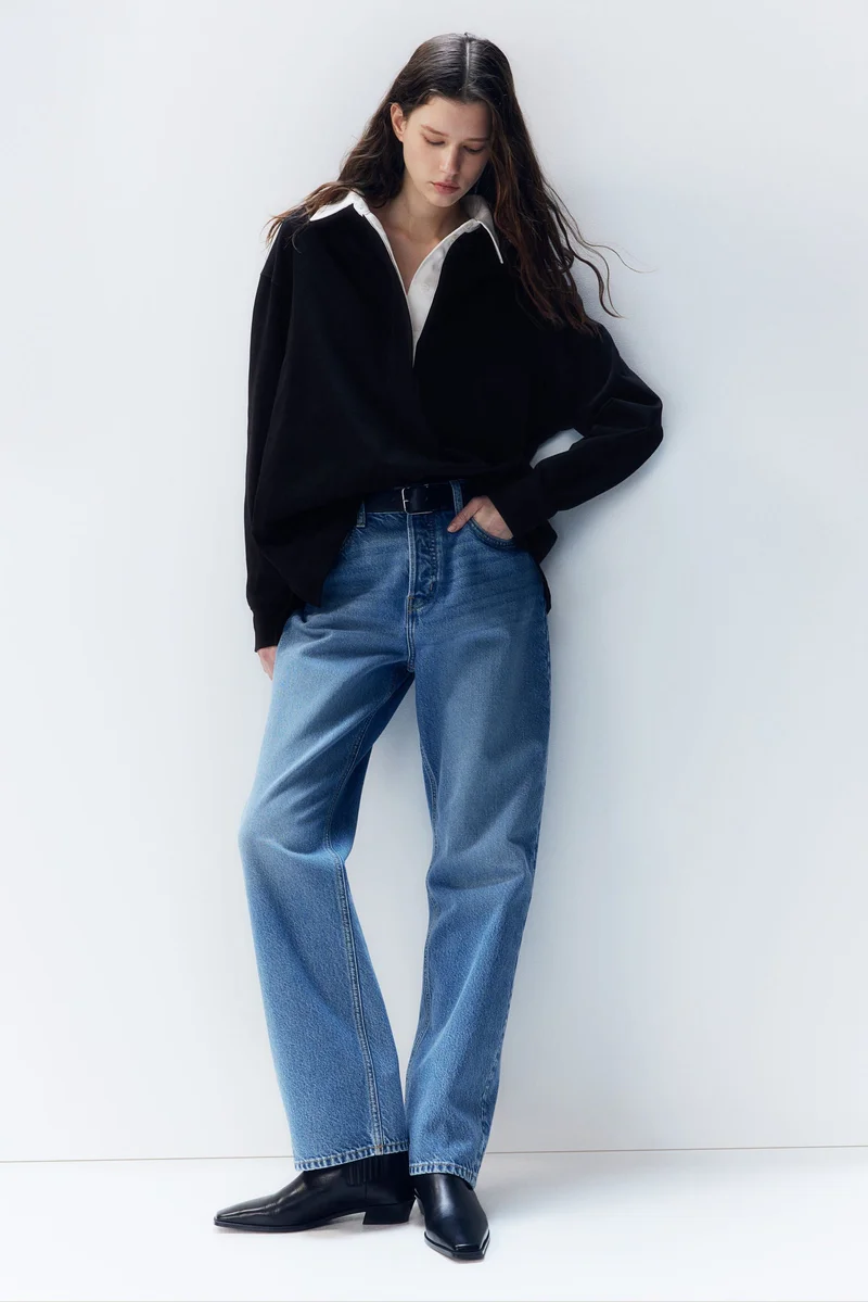 H&M Embroidery-detail polo shirt