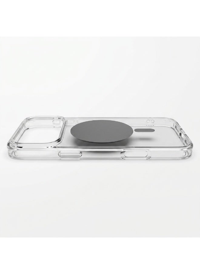 FIFTH ELEMENT LUXE Anti-Yellowing Mirror MagSafe Case for iPhone 17 Pro Max, Drop Protection with Raised Camera Bezel – Silver - Image 3
