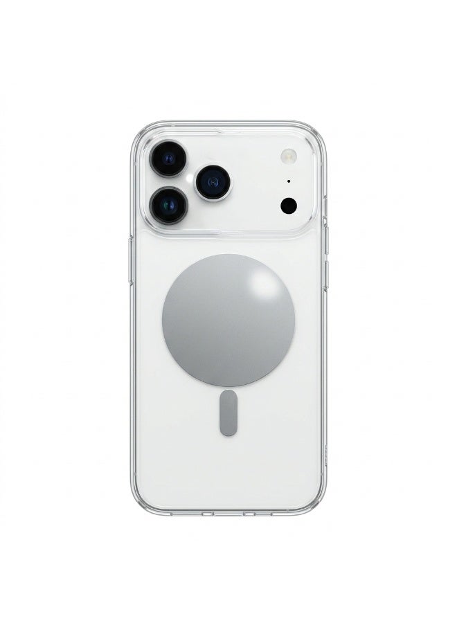 FIFTH ELEMENT LUXE Anti-Yellowing Mirror MagSafe Case for iPhone 17 Pro Max, Drop Protection with Raised Camera Bezel – Silver - Image 2