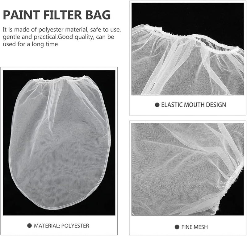 POPETPOP 10 قطعة 54X50CM مرشحات طلاء شبكة دقيقة أكياس تصفية لإنهاء طلاء الزيت الناعم - Image 5