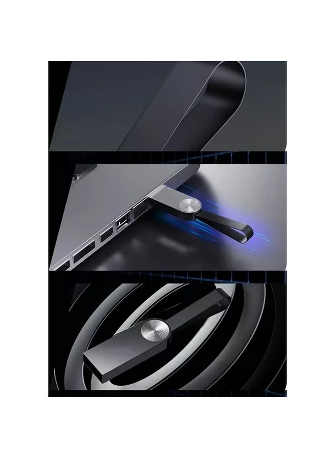 USB 3.1 Flash Drive 64GB Blue Metal Portable High Speed Memory Stick for PC Laptop Car - Image 4