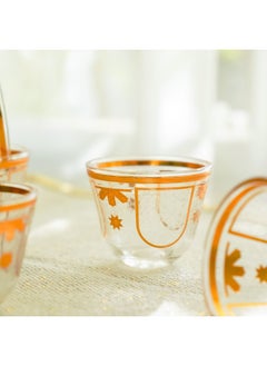 DANUBE HOME Danube Home Jannat 6-Piece Cawa Set 55Ml Elegant Cups Perfect For Serving Cawa Tea Or Coffee Ideal For Special Occasions Home Or Office Use  - Image 2