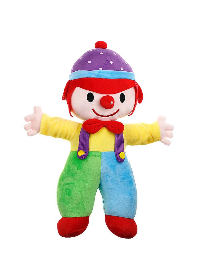 37CM Clown Backpack Handheld Office Doll Early Education Birthday Gift Baby Favorite Plush Toy Doll - Image 5