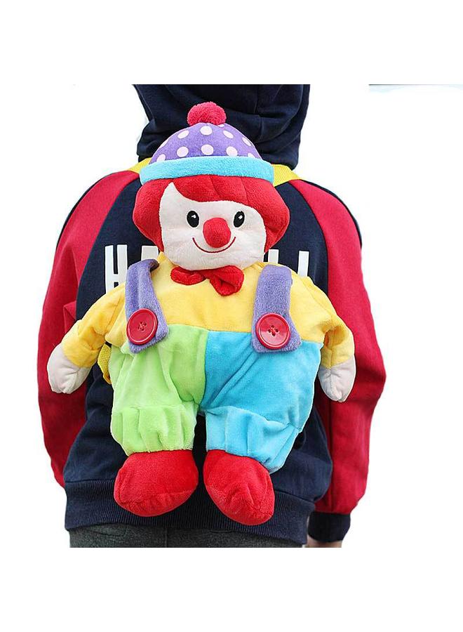 37CM Clown Backpack Handheld Office Doll Early Education Birthday Gift Baby Favorite Plush Toy Doll - Image 1