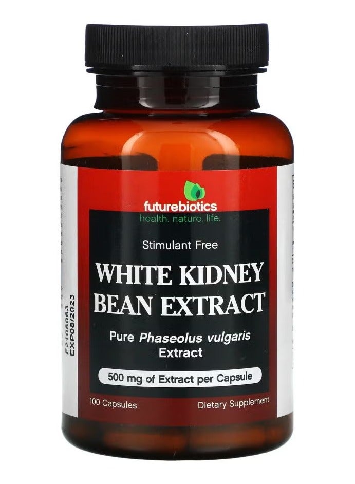 فيوتشر بايوتكس Futurebiotics، مستخلص الفاصوليا البيضاء، 100 كبسولة (500 ملغ لكل كبسولة)