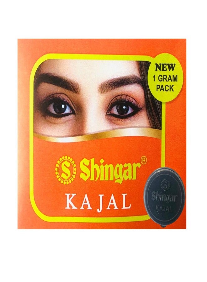 Shingar Kajal | Bold Black | 1g Each | Smooth & Long-Lasting Formula | Pack of 5 - Image 1