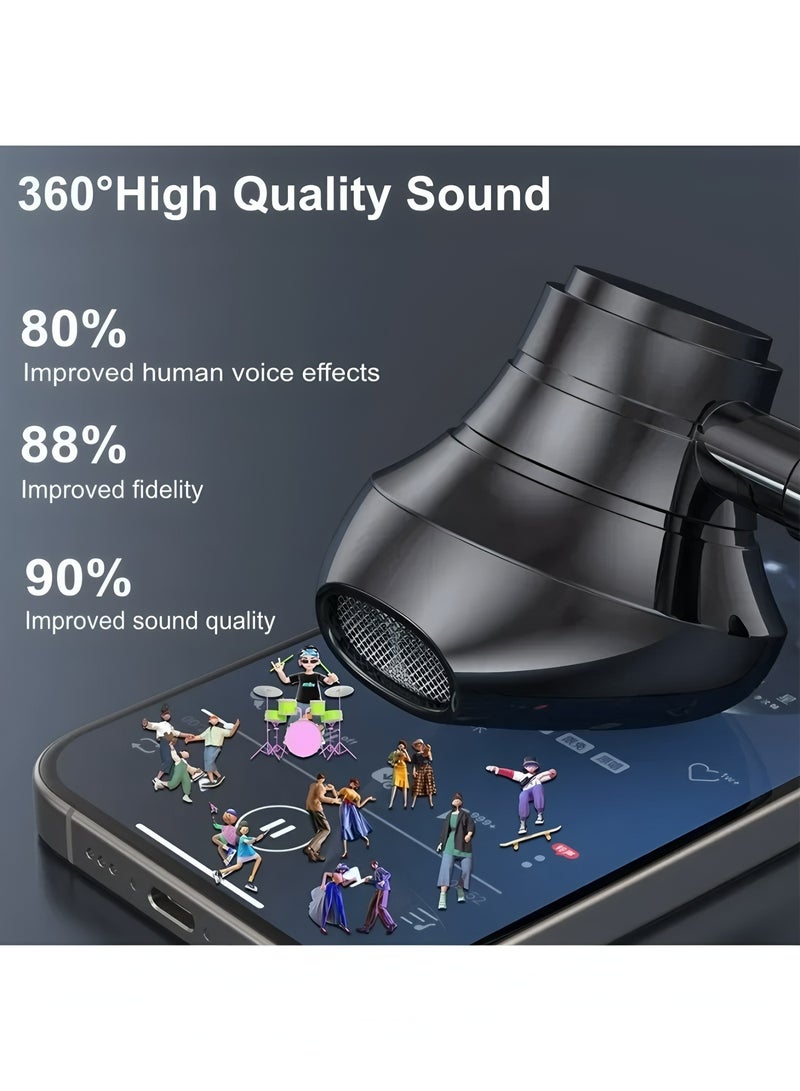 Flyview Wireless Neckband Bluetooth Earphones Headphones Outdoor Sports Running Study Headset with Microphone Wireless Bluetooth Headset - Image 2