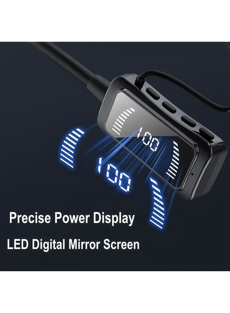 Flyview Wireless Neckband Bluetooth Earphones Headphones Outdoor Sports Running Study Headset with Microphone Wireless Bluetooth Headset - Image 5