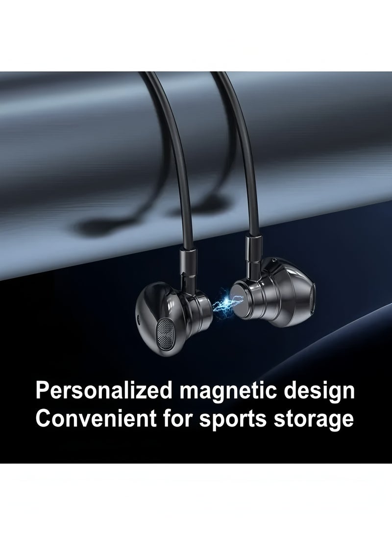 Flyview Wireless Neckband Bluetooth Earphones Headphones Outdoor Sports Running Study Headset with Microphone Wireless Bluetooth Headset - Image 3