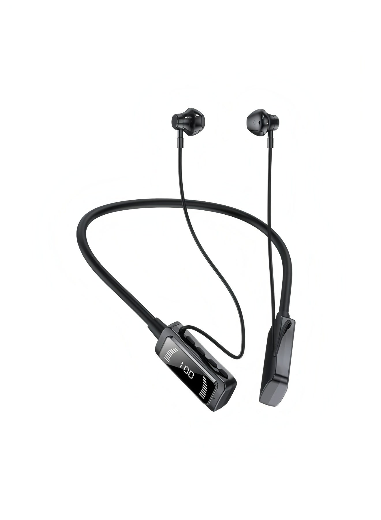 Wireless Neckband Bluetooth Earphones Headphones Outdoor Sports Running Study Headset with Microphone Wireless Bluetooth Headset
