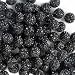 Jukercici 10mm Clay Rhinestone Beads for Bracelets 100 Pcs Sparkle Crystal Beads for Jewelry Making Glitter Round Shamballa Disco Ball Design for DIY Crafts Necklace Earrings Decoration Black - Image 2