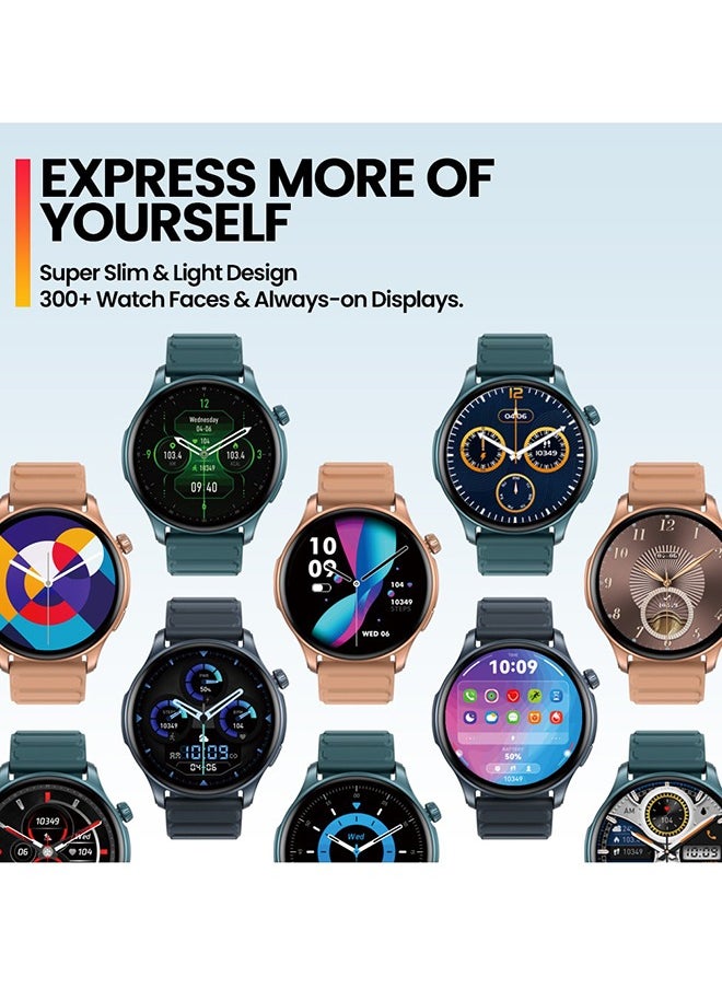 Zeblaze - Smart Watches for Men Smartwatch AMOLED Bluetooth Make/Answer Calls Fitness Modes and  Sleep Modes Multi-app Message Reminder Multi Language 260 mAh - Image 1