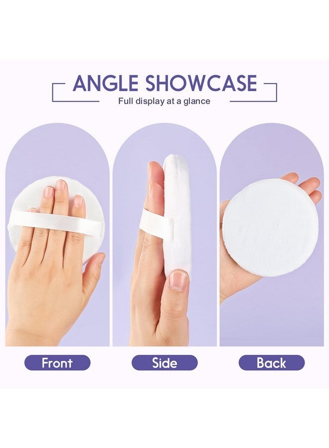 WSYUB Powder Puff, 4.33’’ Powder Puff For Body Powder,Large Body Powder Puff,Body Powder Puff And Container - Image 3