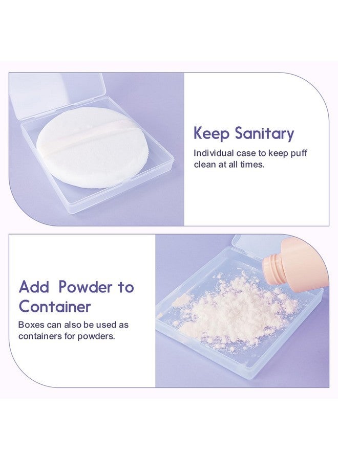 WSYUB Powder Puff, 4.33’’ Powder Puff For Body Powder,Large Body Powder Puff,Body Powder Puff And Container - Image 4