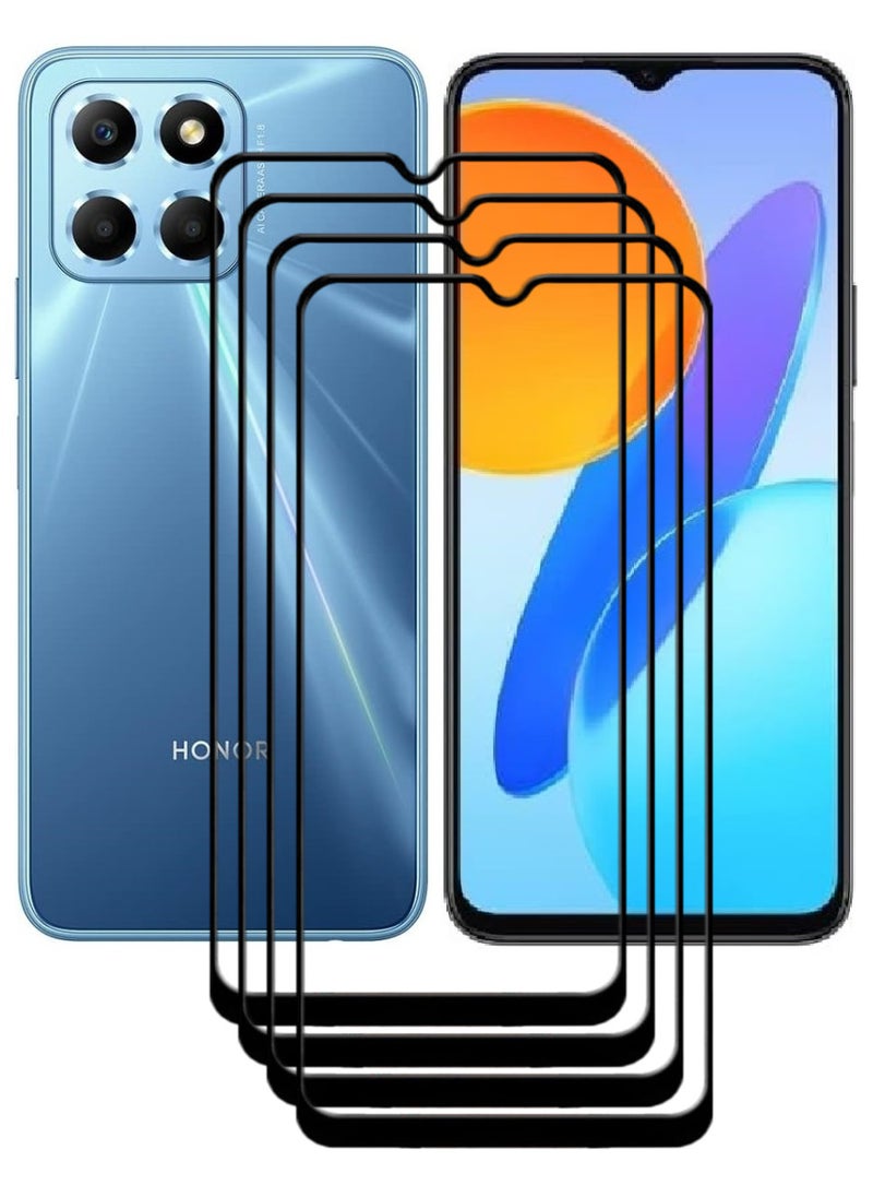 ACLIX 4 Pieces Antistatic ESD Dustproof Premium Quality High Definition Tempered Glass Screen Protector Designed For Honor X6 - Image 1