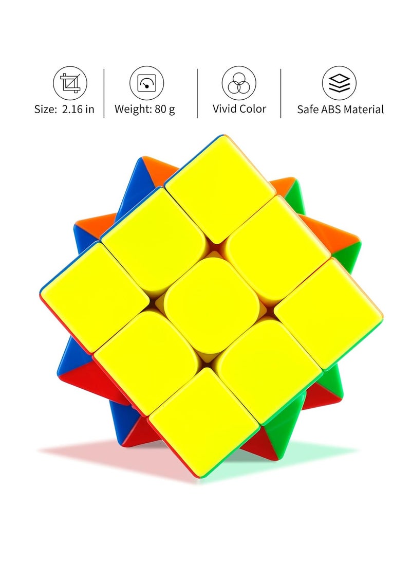بي اند ال اتش سي اكس مكعب سرعة او 48 قطعة سحري مغناطيسي 3×3 من مويو RS3M 2020 سهل الدوران واللعب السلس، متين للهواة والمنافسين (2.2 انش)، طفل - Image 2