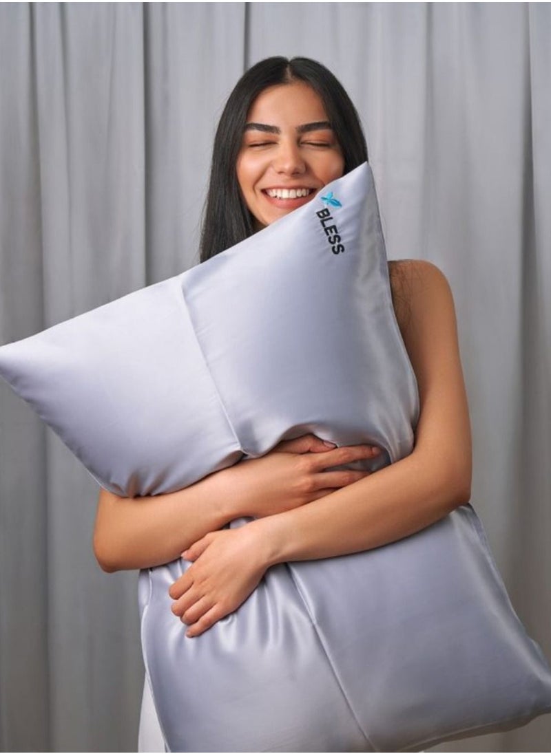 Bless - Satin Pillowcase + Scrunchie - Image 1
